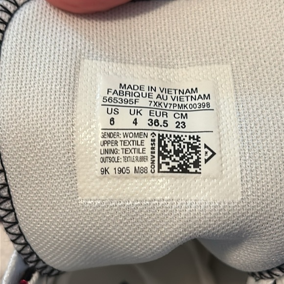 CONVERSE Black with Rainbow Stars Chuck Taylor All Stars Sneakers - Picture 14 of 15